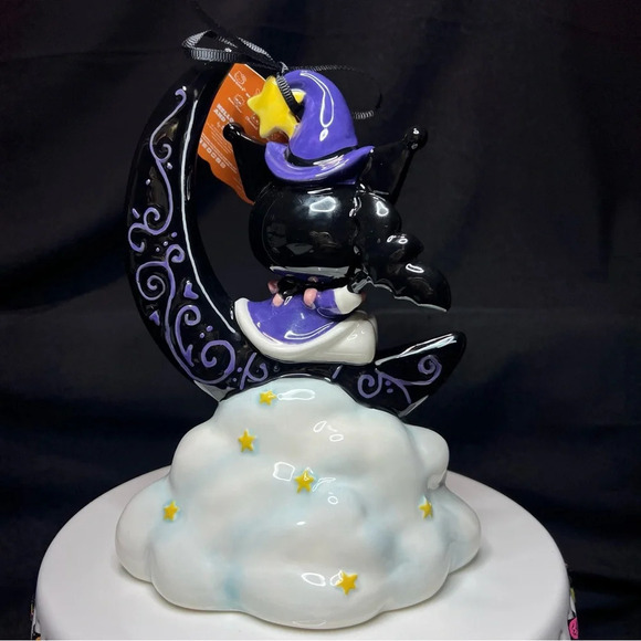 Blue Sky ClayWorks Sanrio Hello Kitty Kuromi Halloween Witch Ceramic Moon Figure - Picture 5 of 14